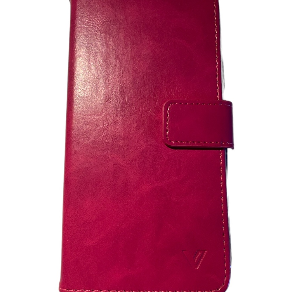 iPhone 13 Pro Max pink wallet case